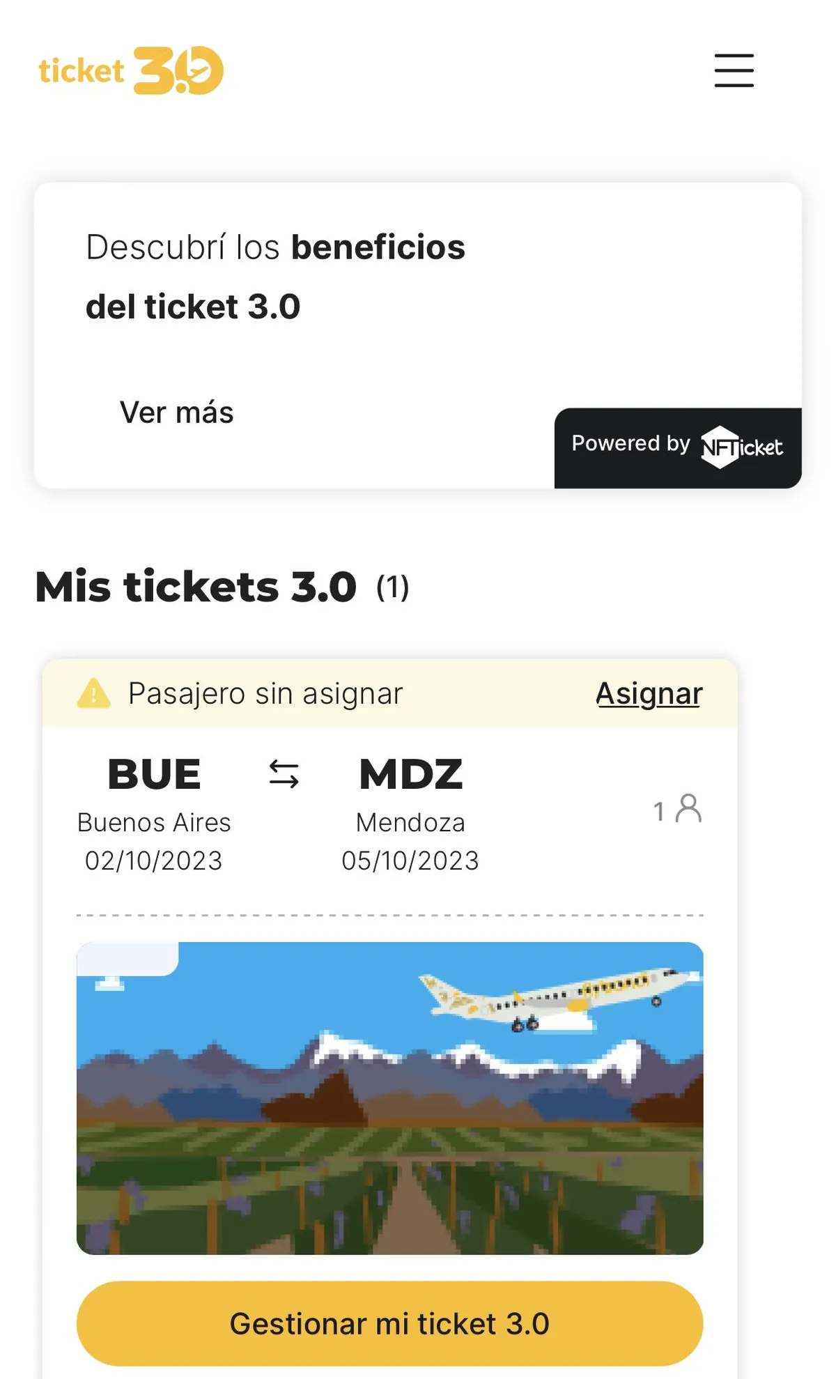 Flybondi incorporó los nuevos Tickets 3.0.