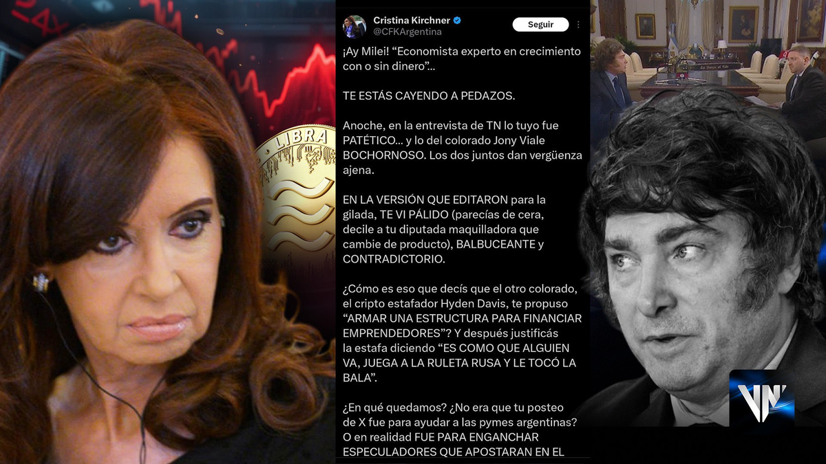 Cristina Kirchner más dura que nunca contra el periodismo, Javier Milei y Jonatan Viale Cristina Kirchner más dura que nunca contra el periodismo, Javier Milei y Jonatan Viale