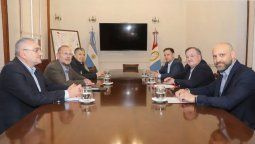 Enviados de Pullaro y Perotti se reunieron en la Casa de Gobierno