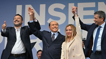 Europa cree que será limitado el euroescepticismo del líder de Forza Italia, Silvio Berlusconi; la líder de los Hermanos de Italia, Giorgia Meloni; y por la Liga, Matteo Salvini. Europa cree que será limitado el euroescepticismo del líder de Forza Italia, Silvio Berlusconi; la líder de los Hermanos de Italia, Giorgia Meloni; y por la Liga, Matteo Salvini.