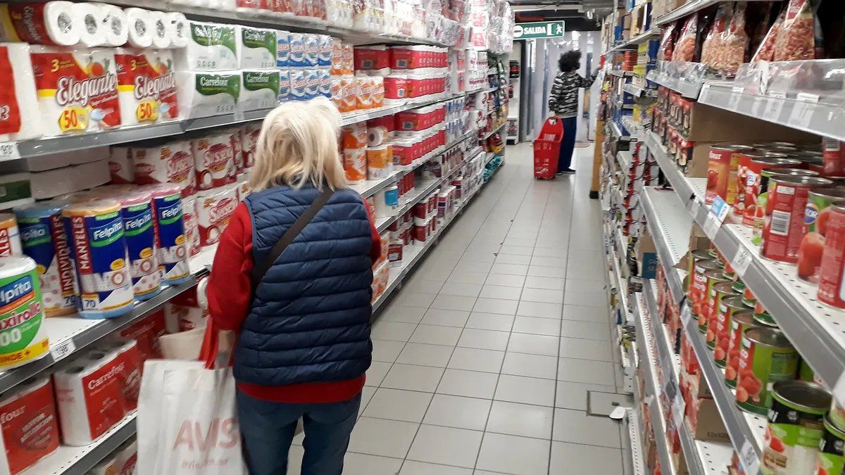 Supermercados alertan por una ca&iacute;da del consumo superior al 10%. &nbsp;