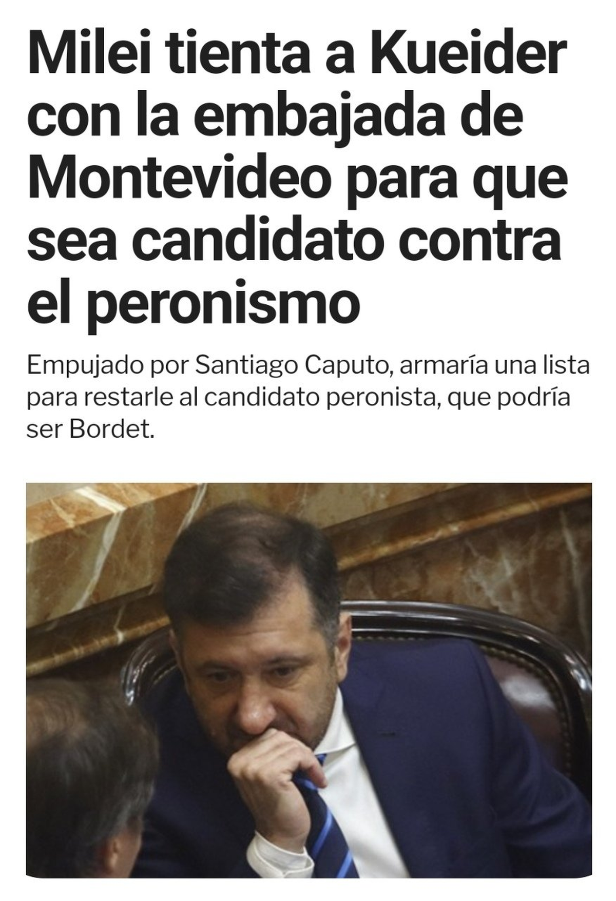 El presidente Milei incómodo por el caso Edgardo Kueider: ¿Iba a ser candidato de La Libertad Avanza? El presidente Milei incómodo por el caso Edgardo Kueider: ¿Iba a ser candidato de La Libertad Avanza?