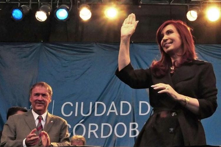 Cristina, durante una de sus visitas a Córdoba.
