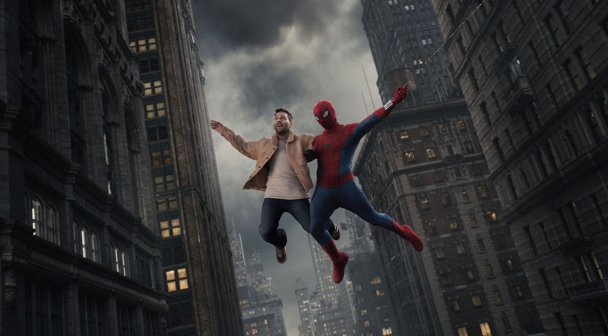 El spot de Marvel muestra a Messi y Peter Parker/Spider-Man en una secuencia breve en Nueva York que se volvió viral por su simpleza, diálogo mínimo y fuerte impacto. Foto: YouTube El spot de Marvel muestra a Messi y Peter Parker/Spider-Man en una secuencia breve en Nueva York que se volvió viral por su simpleza, diálogo mínimo y fuerte impacto. Foto: YouTube