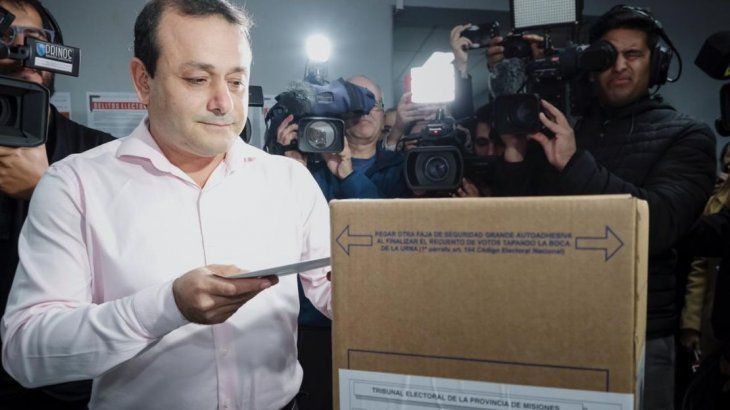 Oscar Herrera Ahuad, candidato a gobernador por el Frente Renovador de la Concordia, Misiones