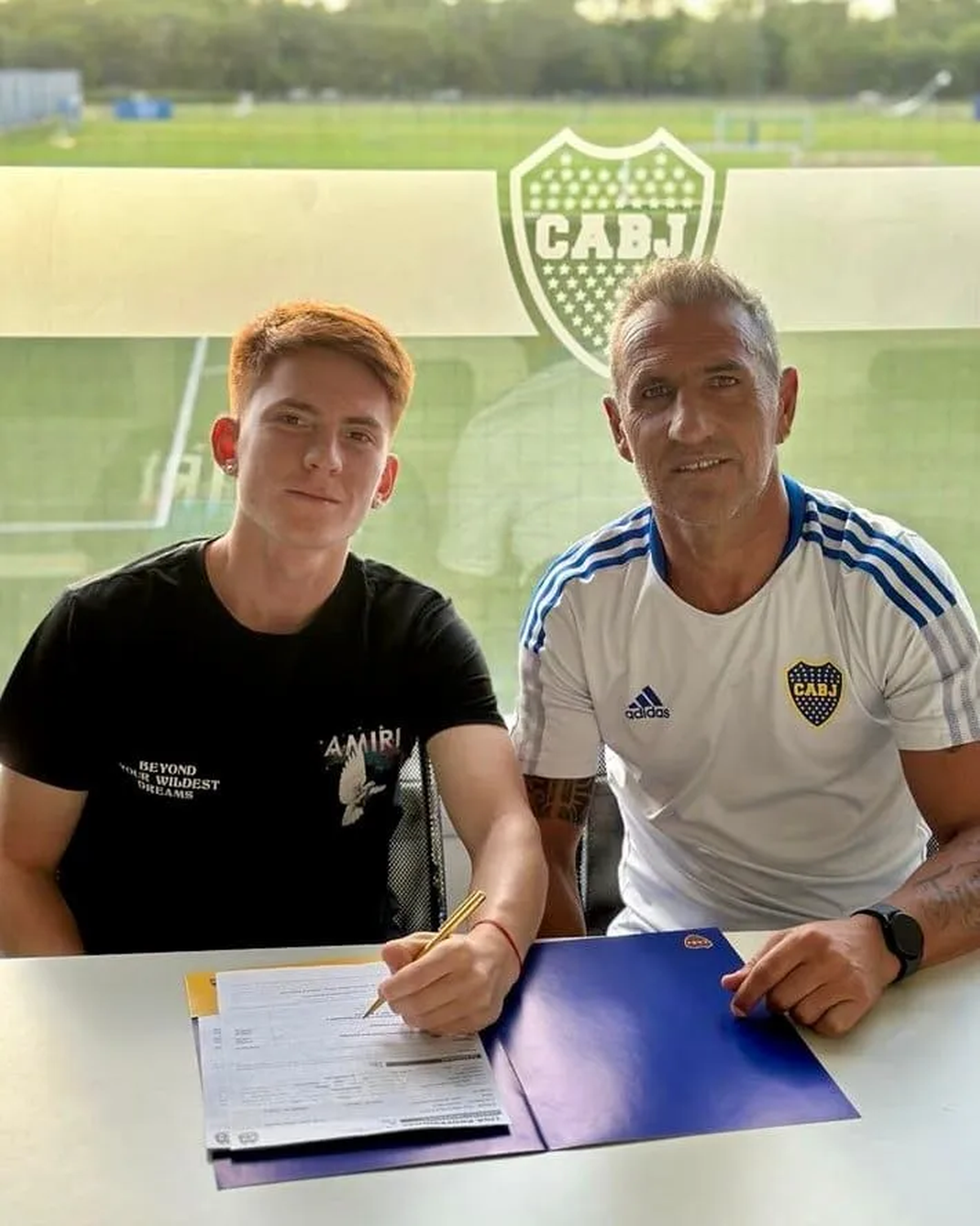 Una imagen que no se verá más: Valentín Barco junto a Raúl Cascini. Una imagen que no se verá más: Valentín Barco junto a Raúl Cascini.