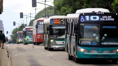  Colectivos reducen el 50% del servicio en el AMBA