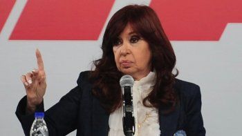 Cristina Kirchner en su última aparición pública. Cristina Kirchner en su última aparición pública.