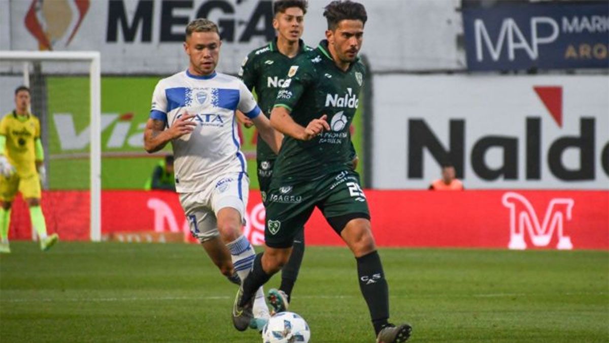 Escenas del partido que Godoy Cruz de Mendoza empató 0-0 con Sarmiento de Junín y se clasificó a los 4artos de final de la Copa de la Liga Profesional 2023.