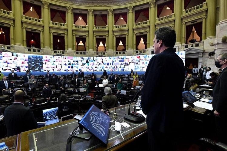 Es la primera vez que Diputados sesiona de manera virtual.