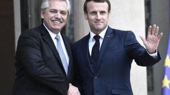 Macron saludó a Alberto F. y le ratificó el apoyo de Francia para la reestructuración de la deuda