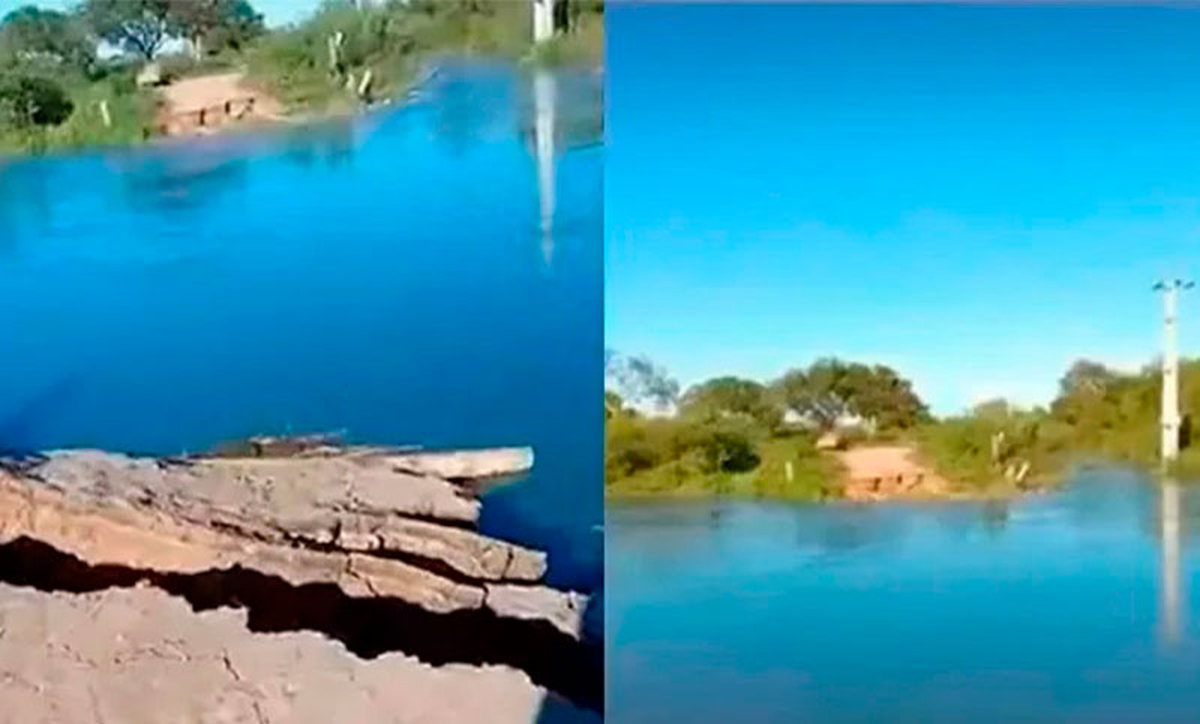 Los dos puentes derrumbados. Los dos puentes derrumbados. 