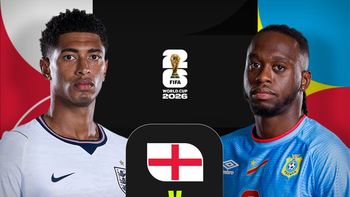 Inglaterra vs RD Congo HOY: A qué hora juegan, dónde ver y formaciones
