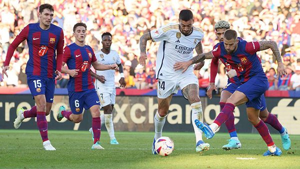 El Barcelona ajustició al Real Madrid en 2024 con un aplastante 4-0 como visitante y en enero de 2025 en la final de la Supercopa de España con un 5-2 memorable. Lo bueno para el 'Merengue' es que tiene pendiente el partido ante el Barça por La Liga, y lo malo es que adeuda el encuentro ante los blaugranas... El Barcelona ajustició al Real Madrid en 2024 con un aplastante 4-0 como visitante y en enero de 2025 en la final de la Supercopa de España con un 5-2 memorable. Lo bueno para el 'Merengue' es que tiene pendiente el partido ante el Barça por La Liga, y lo malo es que adeuda el encuentro ante los blaugranas...