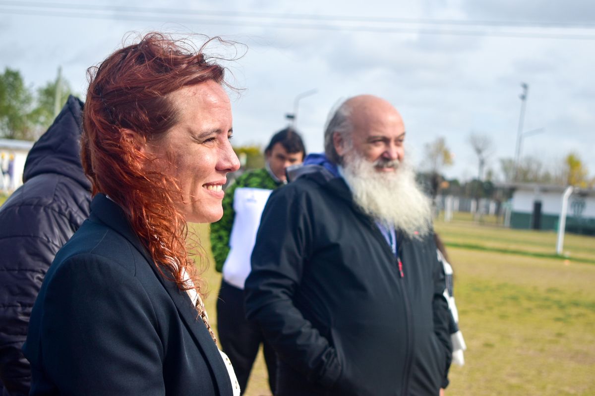Patricia Cubría y Emilio Pérsico.