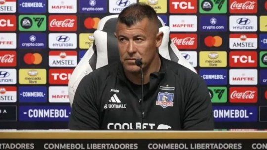 JorgeAlmirón explotó tras el empate de Colo-Colo ante River en la Copa Libertadoresy deseó que el ‘Millonario’ “sufra”ante Boca. (Foto: Captura de TV)