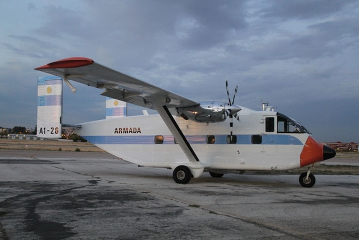 El avión Short Skyvan. El avión Short Skyvan.