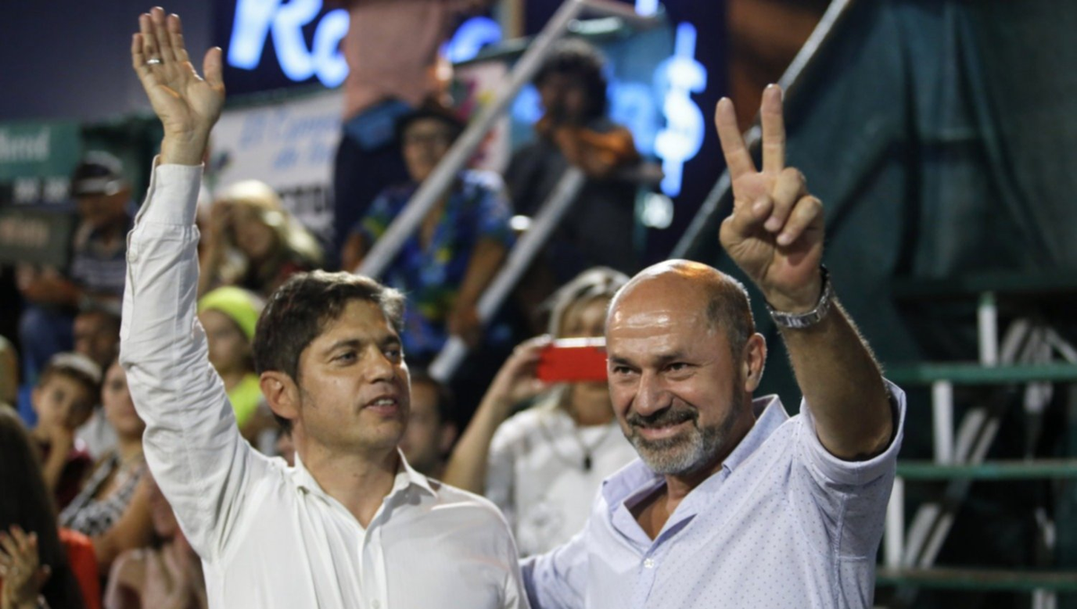 Axel Kicillof en La Plata proclamando su candidatura 2027 junto a Mario Secco Axel Kicillof en La Plata proclamando su candidatura 2027 junto a Mario Secco