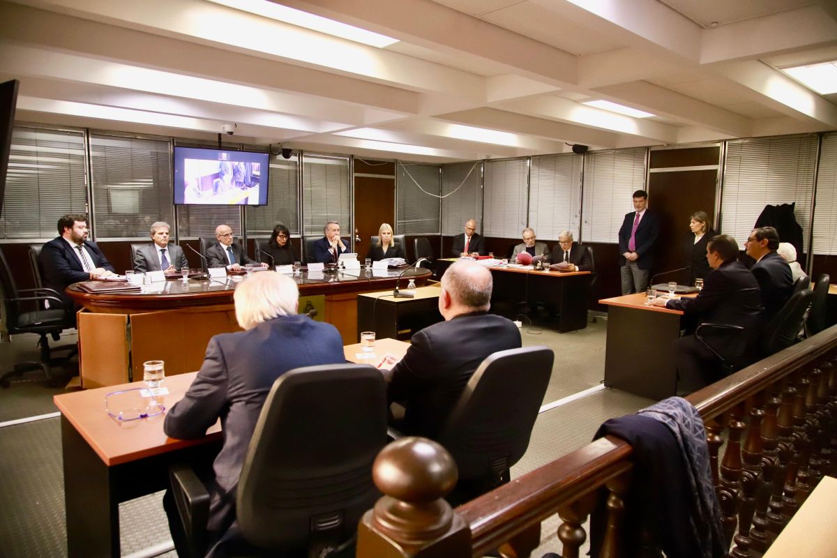 Sala del Consejo de la Magistratura que juzgó a Alfredo López