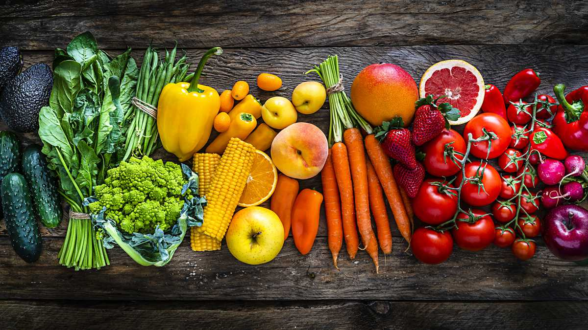 Dieta DASH, rica en verduras y frutas