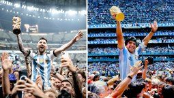 La discusión no radica entre elegir entre una figura u otra, sino en lo que ambas representan para el mundo ahora: Mientras se habla de Maradona Mufa, Messi se erige como el nuevo héroe, nacional y argentino, pero también mundial