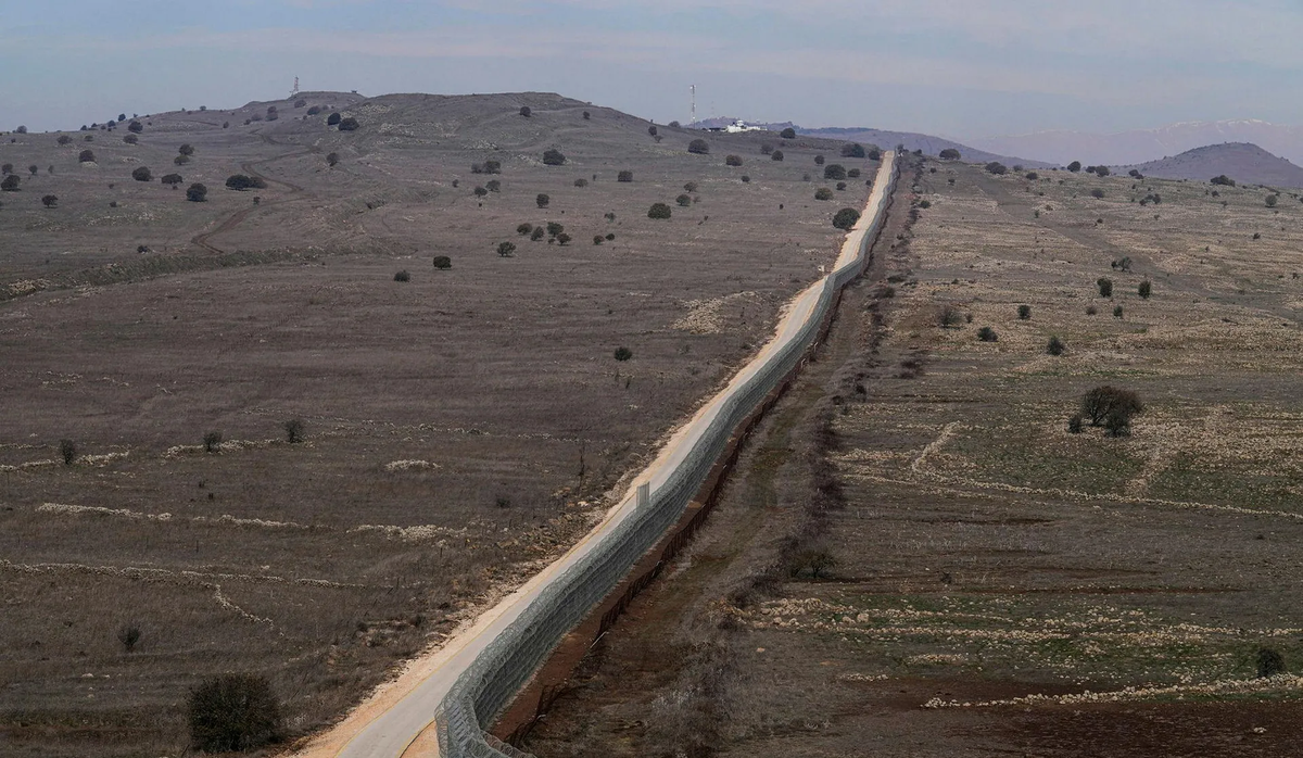 Línea Alfa, entre Israel y Siria en Altos del Golán. Línea Alfa, entre Israel y Siria en Altos del Golán.