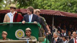 altText(Salta: A pesar del operativo antiescrache, Boudou se guardó el discurso)}