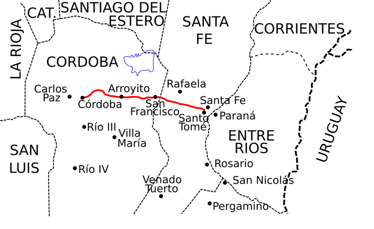 Las ciudades de Còrdoba y Santa Fe enlazadas por la autovía Ruta 19 Las ciudades de Còrdoba y Santa Fe enlazadas por la autovía Ruta 19