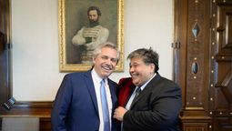 Alberto Fernández y Mario Ishii.
