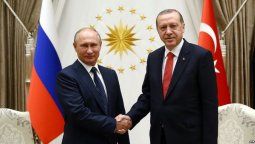 Vladimir Putin y Recep Tayyip Erdogan.