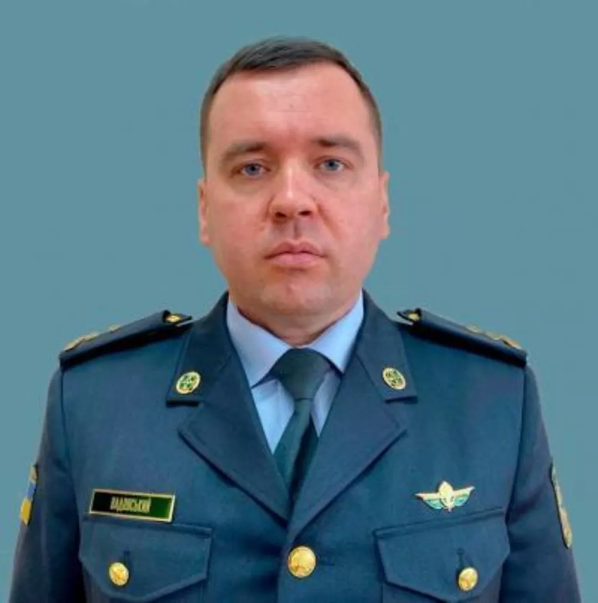 Alexander Vadovsky, subcomandante de las tropas fronterizas de la región de Chernihiv.