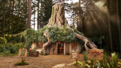 La cabaña idéntica a la casa de Shrek en alquiler por Airbnb
