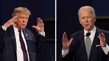 Duelo caliente entre Joe Biden y Donald Trump. Duelo caliente entre Joe Biden y Donald Trump.