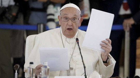 El Papa Francisco se pronunció en duros términos sobre la represión en los alrededores del Congreso cuando se trató el veto a la movilidad jubilatoria.