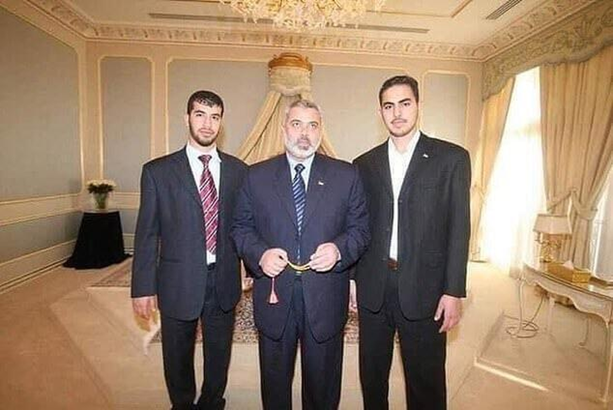 Haniyeh y dos de sus hijos en un hotel de lujo. (Ynet) Haniyeh y dos de sus hijos en un hotel de lujo. (Ynet)