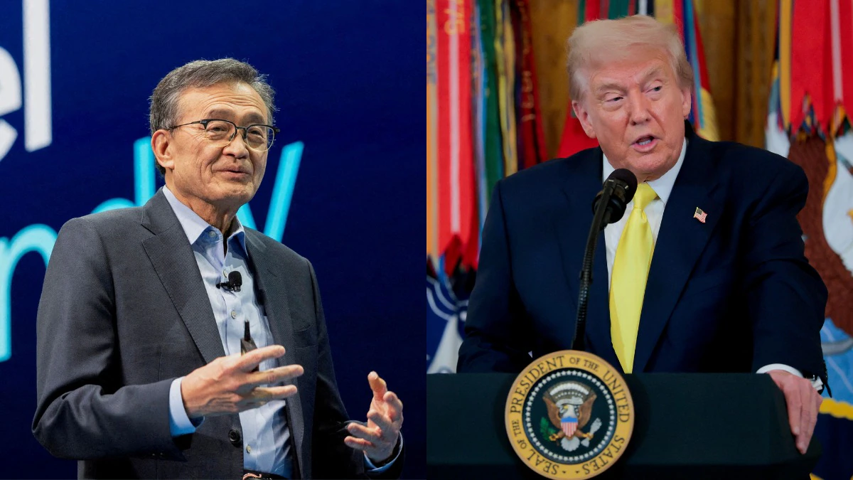 Lip-Bu Tan y Donald Trump cuando Intel anunció que le entrega acciones por US$ 10.000 millones al Gobierno estadounidense. Lip-Bu Tan y Donald Trump cuando Intel anunció que le entrega acciones por US$ 10.000 millones al Gobierno estadounidense.
