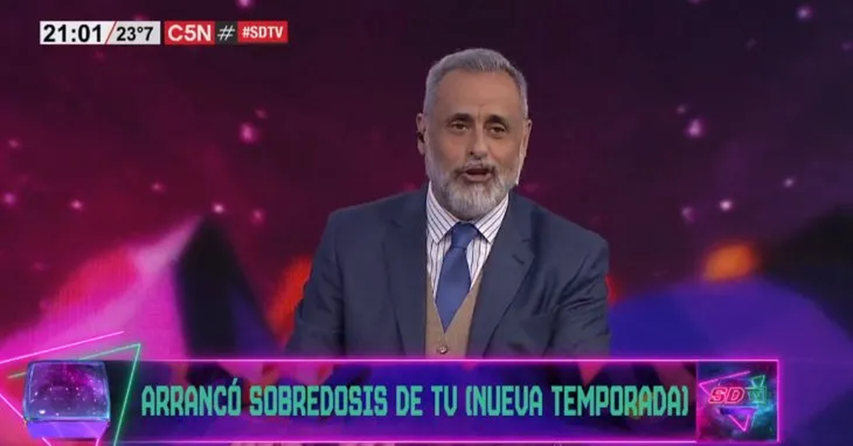 Jorge Rial debutó en Sobredosis de TV el 5 de marzo de este año. 