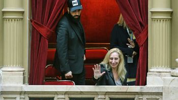 Karina Milei alias El Jefe, secretaria de la presidencia y hermana de Javier Milei. Karina Milei alias El Jefe, secretaria de la presidencia y hermana de Javier Milei.