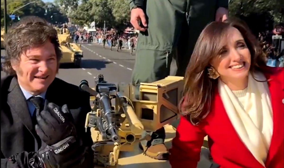 Javier Milei y Victoria Villarruel. Javier Milei y Victoria Villarruel.