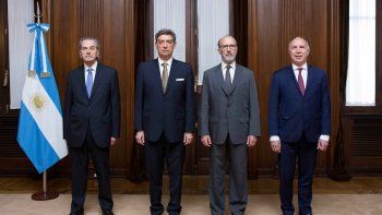 Los jueces de la Corte Suprema. Los jueces de la Corte Suprema.
