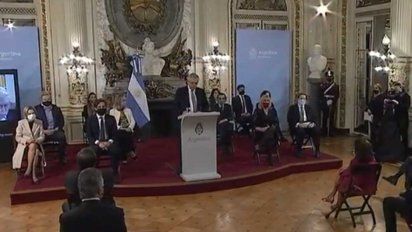 Alberto F. presentó la Reforma Judicial: 