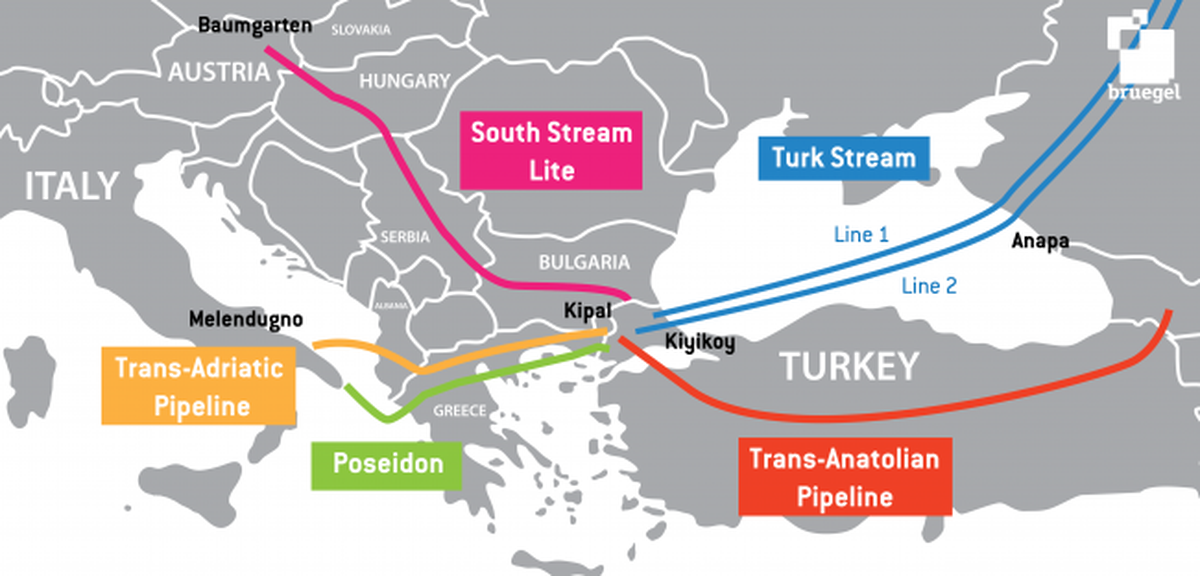 La única otra ruta operativa de gasoducto ruso hacia Europa es el Blue Stream y el TurkStream hacia Turquía bajo el Mar Negro. La única otra ruta operativa de gasoducto ruso hacia Europa es el Blue Stream y el TurkStream hacia Turquía bajo el Mar Negro.
