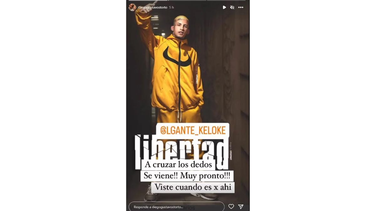 Historia de Instagram de Diego Storto (Foto: Instagram - diegogustavostorto) Historia de Instagram de Diego Storto (Foto: Instagram - diegogustavostorto)