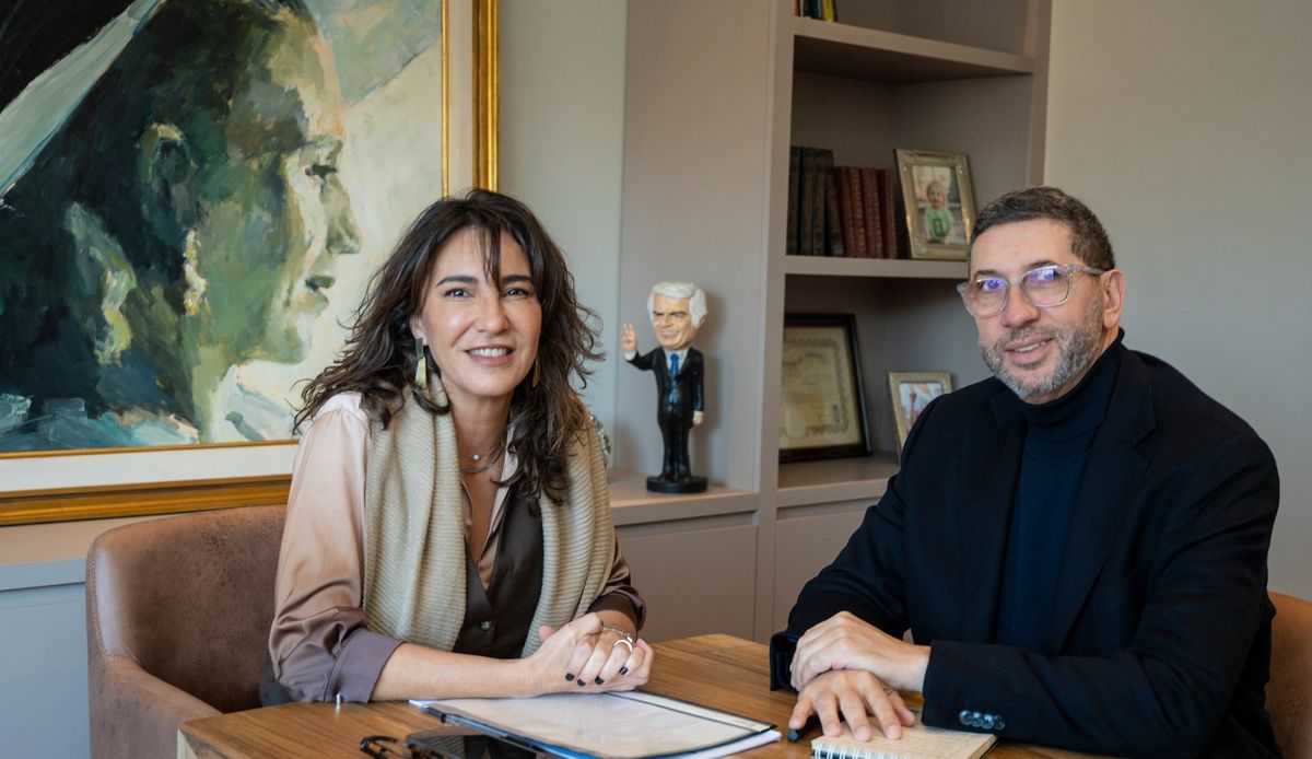 Natalia De la Sota y Juan Manuel Olmos.