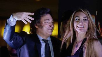 Javier Milei y Fátima Florez. Javier Milei y Fátima Florez.