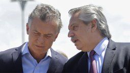 Alberto Fernández y Mauricio Macri. Foto: NA/Archivo.&nbsp;