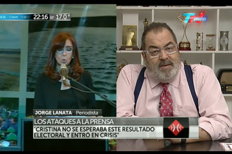 El periodista Jorge Lanata habló acerca de los ataques que sufre por parte del gobierno nacional