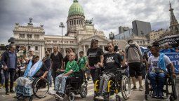 Otra multitudinaria manifestación para que Javier Milei aplique la Emergencia en Discapacidad.