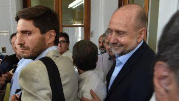 Omar Perotti y Maximiliano Pullaro compartirán un acto. Omar Perotti y Maximiliano Pullaro compartirán un acto.