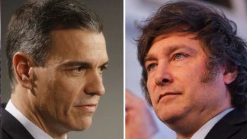 Pedro Sánchez vs Javier Milei por dichos desafortunados contra su esposa. Pedro Sánchez vs Javier Milei por dichos desafortunados contra su esposa.